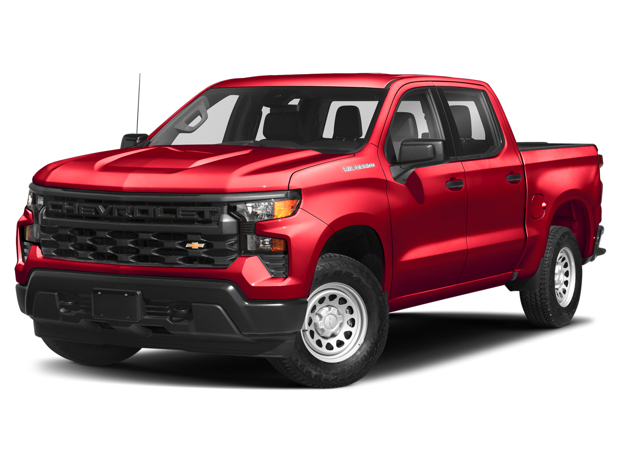 2024 Chevrolet Silverado 1500 High Country in Radiant Red Tintcoat — front three-quarter view