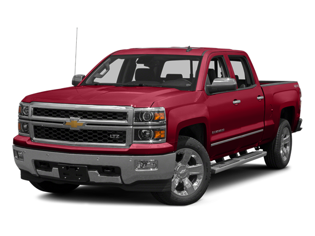 2014 Chevrolet Silverado 1500 LTZ in Black — front three-quarter view