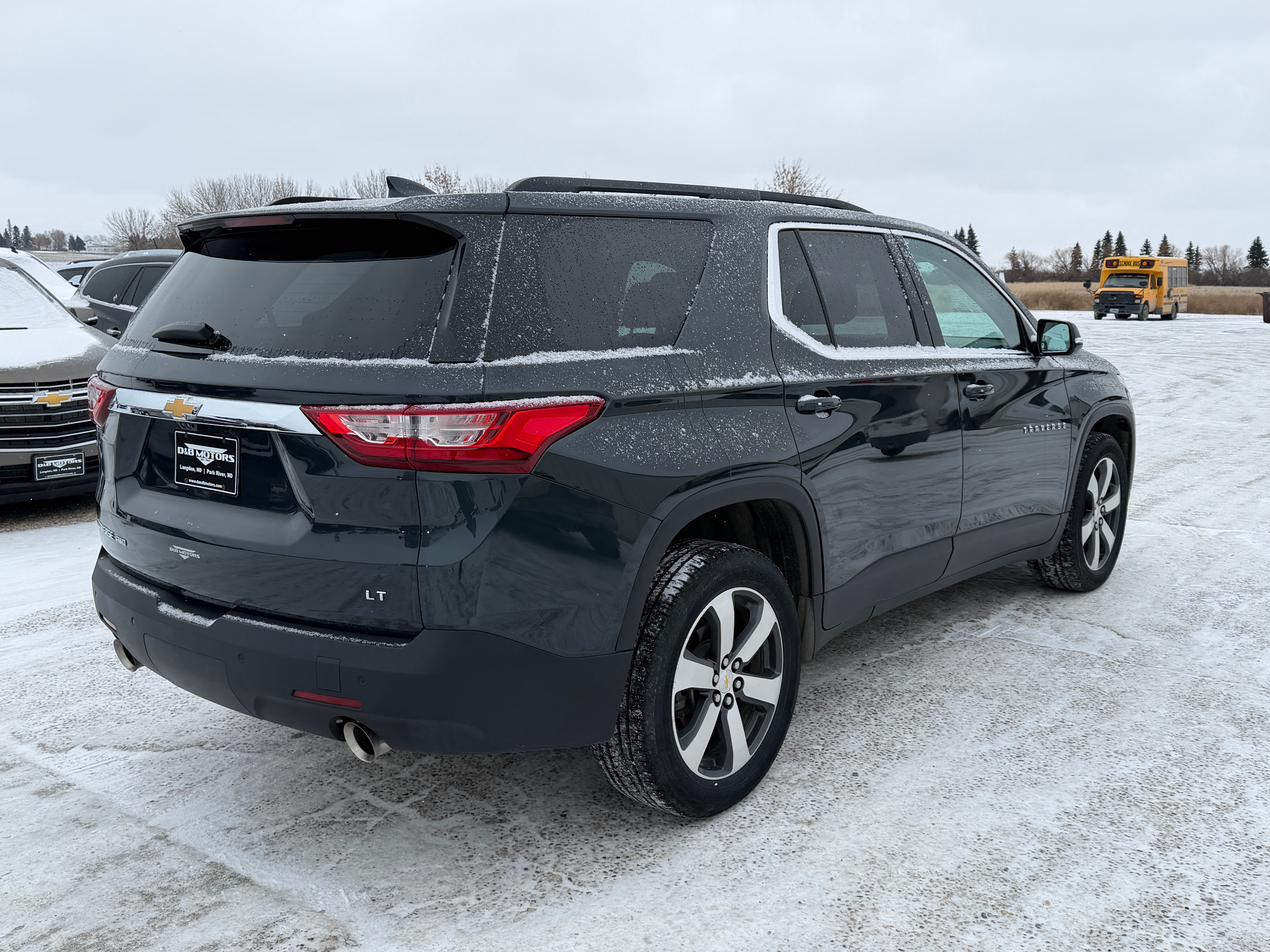 2019 Chevrolet Traverse — rear three-quarter view