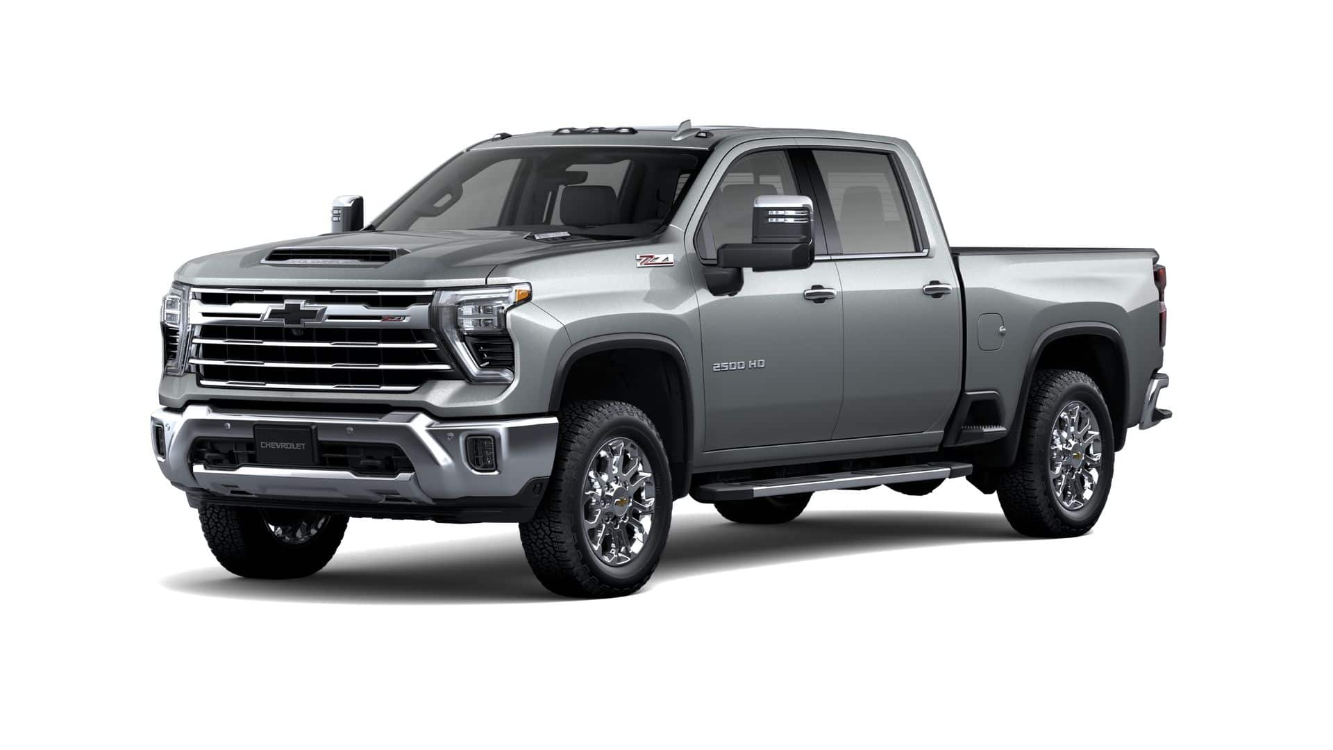 2026 Chevrolet Silverado 2500 HD LTZ in Sterling Gray Metallic — front three-quarter view